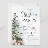 Winter Wonderland Pines kerstfeest Kaart (Voorkant)