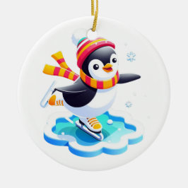 Winter Wonderland Pinguïn Keramisch Ornament