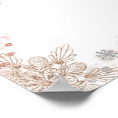 Winter Wonderland Pink Gold Poster (Hoek)