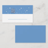 Winter Wonderland Place Card Plaatskaartje (Voorkant / Achterkant)