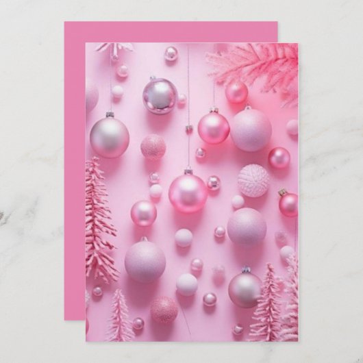  "Winter Wonderland Plattegrond Kerstkaart" Kaart (Voorkant / Achterkant)