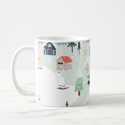 Winter Wonderland: poolkerstmis Beer Koffiemok (Links)