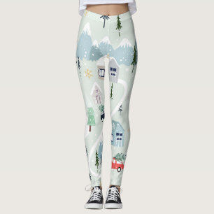 Winter Wonderland: poolkerstmis Beer Leggings