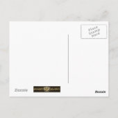 winter wonderland postcard horizontal briefkaart (Achterkant)