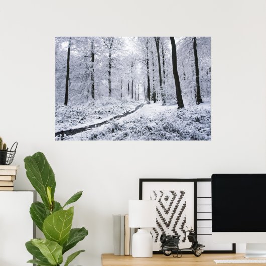Winter Wonderland Poster (Thuiskantoor)