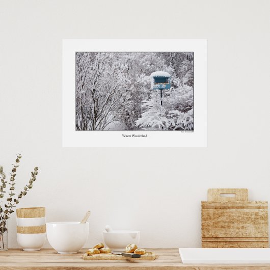 Winter Wonderland Poster (Keuken)