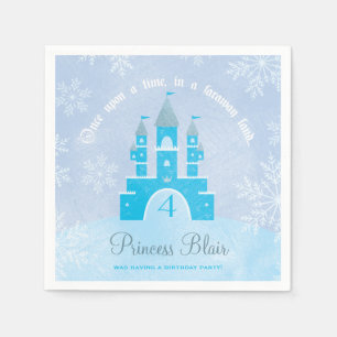 Winter Wonderland Princess Party Napkins Servetten