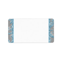 Winter Wonderland Print-At-Home Adresetiketten Etiket