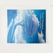 Winter Wonderland Prom thema achtergrond Wandkleed (Voorkant (horizontaal))