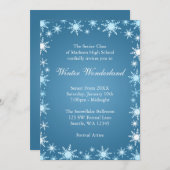 Winter Wonderland Prom-uitnodigingen Kaart (Voorkant / Achterkant)