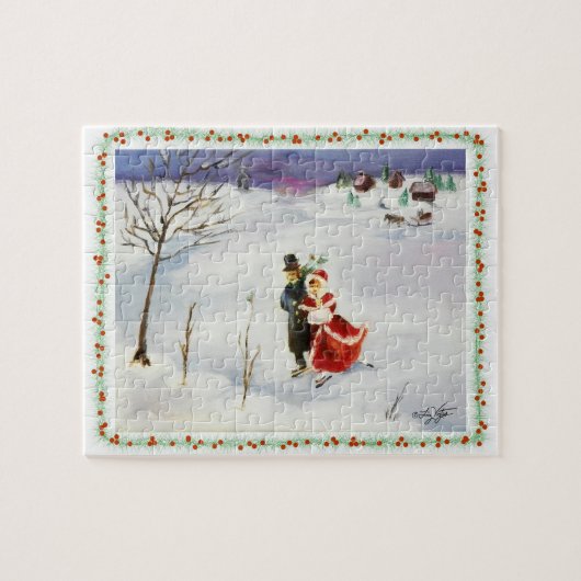 Winter Wonderland puzzel (Horizontaal)