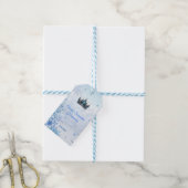 Winter Wonderland Quinceañera-herinnering Cadeaulabel (Met Touw)