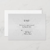 Winter Wonderland Reactie Kaart (Voorkant / Achterkant)