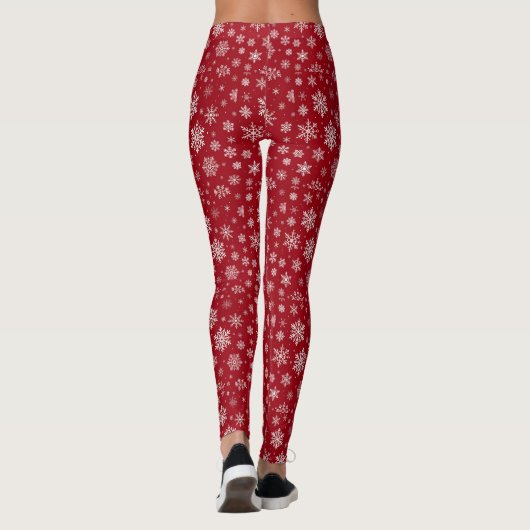 Winter Wonderland Red Leggings (Achterkant)