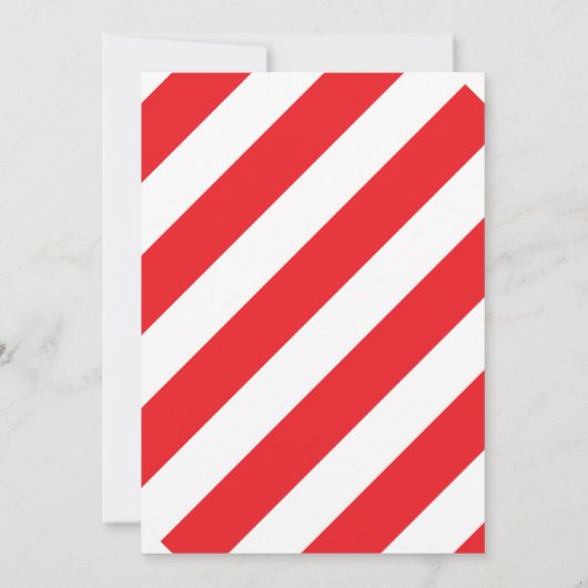 WINTER WONDERLAND Red Ribbon Party Uitnodiging (Achterkant)