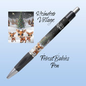 Winter Wonderland Rendier Laat het Sneeuwdorp Pen