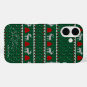 Winter Wonderland, Rendier Pine Tree Green Case-Mate iPhone Case (Achterkant (horizontaal))
