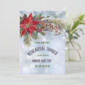 Winter Wonderland repetitie diner Kaart (Staand voorkant)