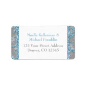 Winter Wonderland Retouradreslabel 2 Etiket (Voorkant)