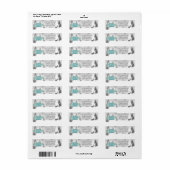 Winter Wonderland Return Address Labels - Blauwgro (Full Sheet)