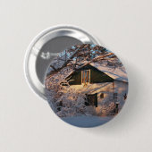 Winter Wonderland Ronde Button 5,7 Cm (Voorkant /achterkant)
