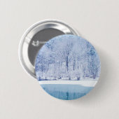 Winter Wonderland Ronde Button 5,7 Cm (Voorkant /achterkant)