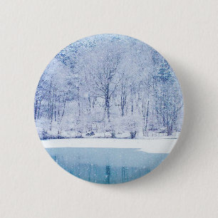 Winter Wonderland Ronde Button 5,7 Cm