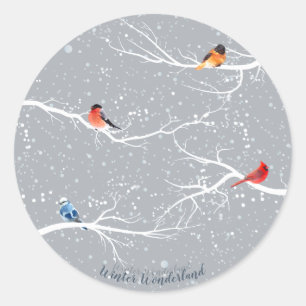 Winter Wonderland Ronde Sticker