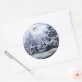 WINTER WONDERLAND RONDE STICKER (Envelop)