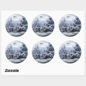 WINTER WONDERLAND RONDE STICKER (Vel)