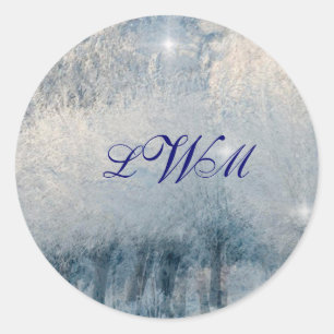 Winter Wonderland Ronde Sticker