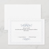 Winter Wonderland RSVP (Voorkant / Achterkant)