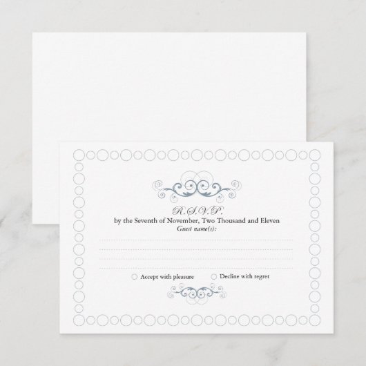 Winter Wonderland RSVP (Voorkant / Achterkant)