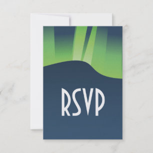 Winter Wonderland RSVP-kaart RSVP Kaartje