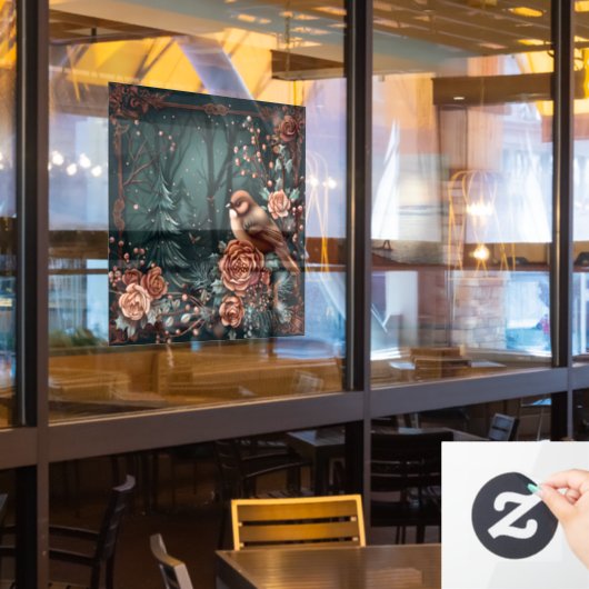 Winter Wonderland Ruitstickers Raamsticker (Restaurant Raam)