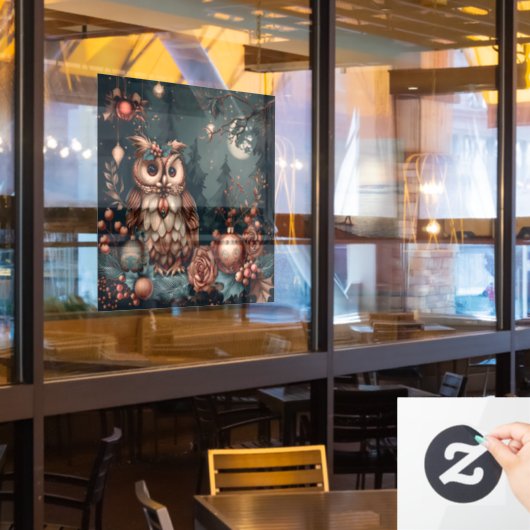 Winter Wonderland Ruitstickers Raamsticker (Restaurant Raam)