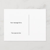 Winter Wonderland Santa en Mrs Claus Kerstmis Briefkaart (Achterkant)