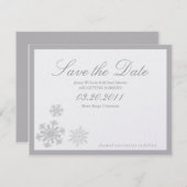 Winter Wonderland Save the Date (Voorkant / Achterkant)