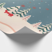Winter Wonderland Scene Cadeaupapier (Hoek)