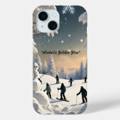 Winter Wonderland Scene Case-Mate iPhone Case (Achterkant)