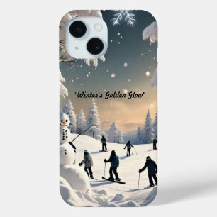 Winter Wonderland Scene iPhone 15 Case