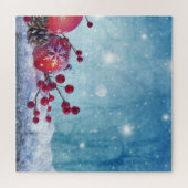 Winter Wonderland Scene Legpuzzel (Horizontaal)