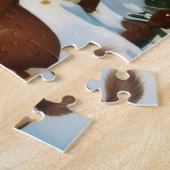 Winter Wonderland Scene Puzzel (Zijkant)