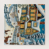 Winter Wonderland Scene Puzzel (Horizontaal)