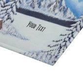 Winter Wonderland Scene Snijplank (Hoek)