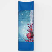 Winter Wonderland Scene Spandoek (Verticaal)