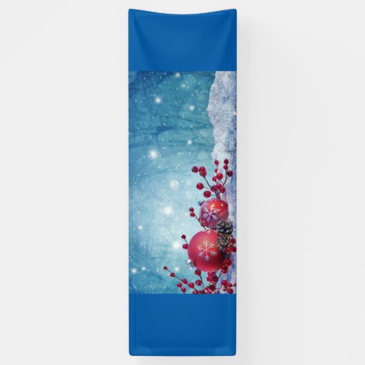 Winter Wonderland Scene Spandoek (Verticaal)