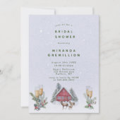 Winter Wonderland Scenery Vrijgezellenfeest Kaart (Voorkant)