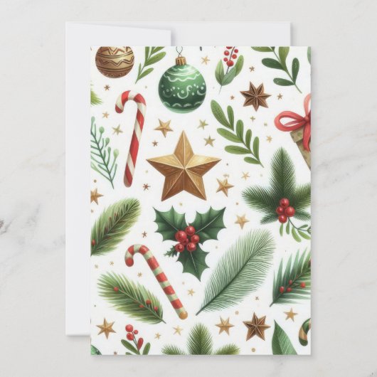 Winter Wonderland Schattigee sneeuwdieren 4e verja Kaart (Achterkant)