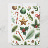 Winter Wonderland Schattigee sneeuwdieren 6e verja Kaart (Achterkant)